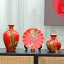 Axyaa Ceramic Vase Set for European Home Décor
