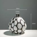 Axyaa Polka Dot Glass Vase Terrarium Hydroponics Flowerpot Home Decor