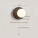 Axyaa Black Travertine LED Wall Lamps - Vintage Indoor Lighting Fixture