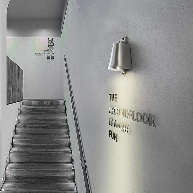 Axyaa Retro Industrial Entrance Wall Light - Single Head Spotlight