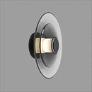 Axyaa Modern Amber Glass Wall Lamp LED Sconce Lighting Fixture