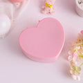 Axyaa Heart-Shaped Jewelry Box with Mirror for Necklaces, Earrings, Rings