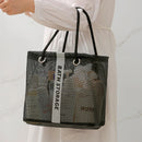 Axyaa Mesh Cosmetic Travel Organizer with Drain Basket & Carry Handle