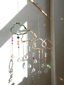 Axyaa Crystal Suncatcher Wind Chime Rainbow Maker Car Home Decor