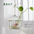 Axyaa Angel Glass Vase for Living Room Decor with Hanging Hydroponic Flowers