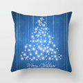 Axyaa Christmas & New Year Pattern Pillow Covers for Sofa, Bedroom, Car