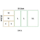 Axyaa Clear Plastic Makeup Drawer Dividers Set - Transparent Cosmetics Organizer