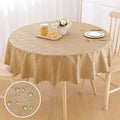 Axyaa Waterproof Vinyl Tablecloth for Kitchen Dinner Party décor