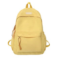 Axyaa Waterproof Nylon Teen Backpack, Black Fashion Schoolbag for Girls and Women.