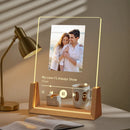 Axyaa Custom Portrait Music Night Light with Song - Romantic Anniversary Gift