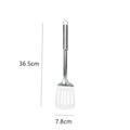 Axyaa Stainless Steel Cooking Spatula, Non-Stick Frying Spoon, Kitchen Colander & Leaky Shovel