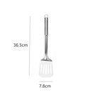 Axyaa Stainless Steel Cooking Spatula, Non-Stick Frying Spoon, Kitchen Colander & Leaky Shovel
