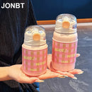 Axyaa Kawaii Cherry Thermal Water Bottle 450ml Cute Girl Children's Travel Cup Gift