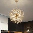 Nordic Snowflake Chandelier by Axyaa: Luxury LED Living Room Light with Atmosphere & Style