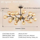 Axyaa Glass Magic Bean Chandelier LED Pendant Lights