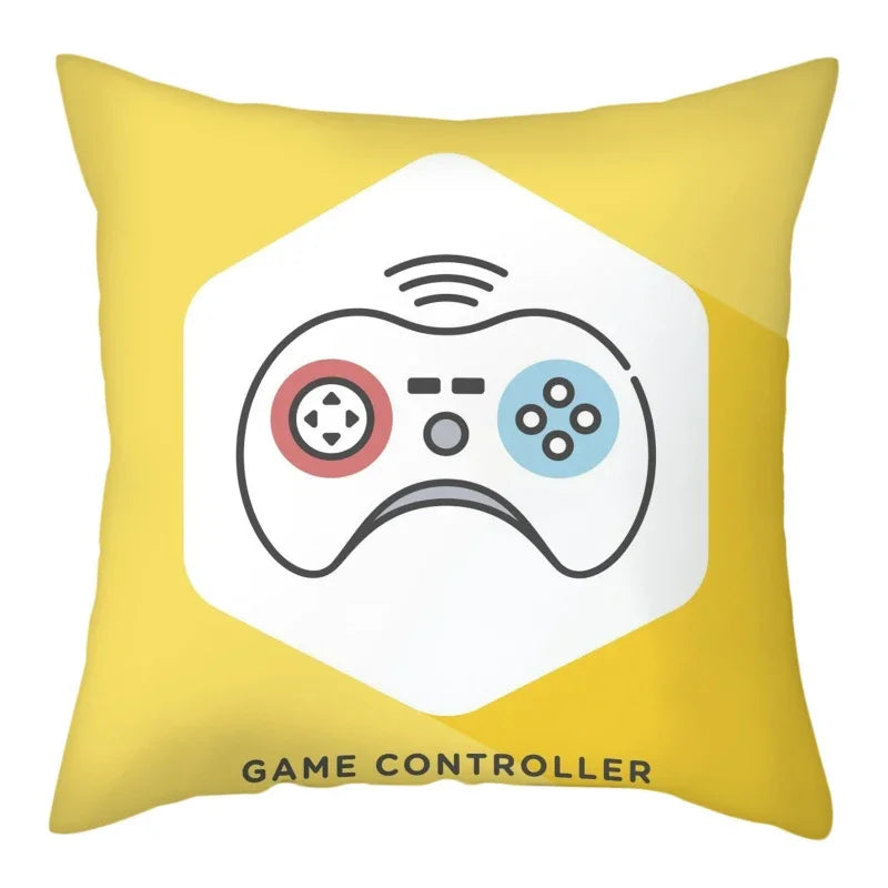 Axyaa Gaming Handle Player Pillowcase - Comfortable Home Decor