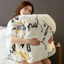 Axyaa Winter Warmth Raschel Blanket - High Quality Soft Duvet