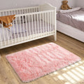 Pink Carpet Modern Living Room Sofa Area Rugs from Axyaa