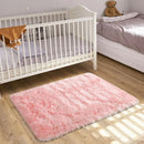 Pink Carpet Modern Living Room Sofa Area Rugs from Axyaa