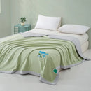 Axyaa Knitted Cool Summer Quilt Machine Washable Air Conditioner Quilt Ice Silk