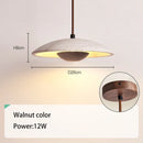 Axyaa Natural Stone Wood LED Chandelier.