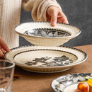 Axyaa Medieval Ceramic Plates for High-End Dining Experience