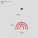 Axyaa Rainbow Chandelier LED Pendant Lamp Modern Nordic U-shaped Design