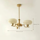 Axyaa Modern French Bedroom Chandelier LED Lamp