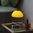 Axyaa Glass Table Lamp for Bedroom, USB Plug-In Retro Decor for Living Room