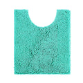 Axyaa Chenille U-Shaped Toilet Rug: Soft, Absorbent, Non-Slip Bath Mats