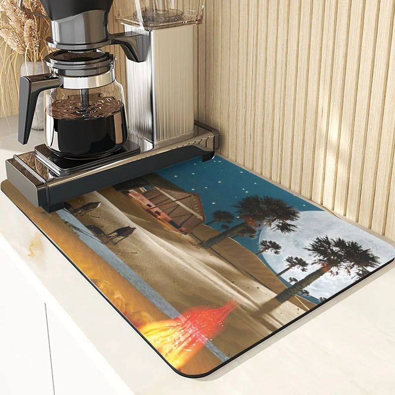 Axyaa Silicone Placemat Dish Table Mats Architecture Printing