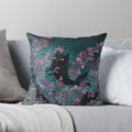 Cute Cat Decorative Pillow Case Cover for Modern Living Room Sofa by Axyaa