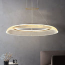 Axyaa Acrylic Light Guide Plate Pendant Lamp for Modern Light Luxury Living Room