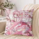 Axyaa Hatsune Miku Cushion Cover Set - Anime Fall Decor 45x45cm