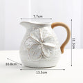 Axyaa Ceramic Vase: Retro American Country Style Home Decor with Hydroponic Flowers