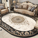 Axyaa Oval Palace Style Luxury Living Room Carpet for High-end Home Decor