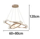 Axyaa Staircase Chandeliers Modern LED Pendant Lamps for Living Room