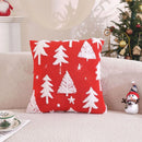 Axyaa Christmas Theme Embroidered Pillow Cover 45x45cm - Home Sofa Decoration