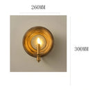 Axyaa Retro Mirror Wall Lamp for Bedroom and Living Room Décor