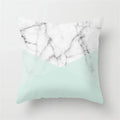 Axyaa Mint Green Geometric Animal Print Pillowcase for Home and Office Decor
