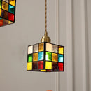 Axyaa Glass LED Hanging Light, Copper Socket, Modern Pendant Lamp