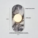Axyaa Nordic LED Wall Lights with White Glass for Study and Cafe