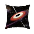 Axyaa Black Hole Polyester Pillowcase - Home Decor Cushion Cover for Sofa, 45X45CM