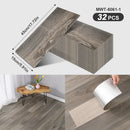 Axyaa Wood Grain Self-Adhesive Floor Strips: Peelable & Sticky for Living Room, Bedroom