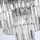 Axyaa Crystal Ceiling Flush Mount Light for Home and Hotel Decor