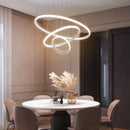 Axyaa Circular LED Pendant Light for Dining Room & Living Room