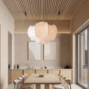 Axyaa French Silk Chandelier for Retro Master Bedroom and Dining Room Lighting Fixtures