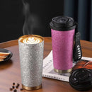 Axyaa Titanium Thermal Water Bottle: Double Wall Vacuum Insulated Stainless Tumbler