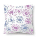 Axyaa Flower Print Nordic Pillowcase - 45x45CM Decorative Sofa Cushion Cover