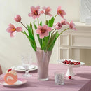 Axyaa Crinkle Glass Vase: Luxury Living Room Decor Piece